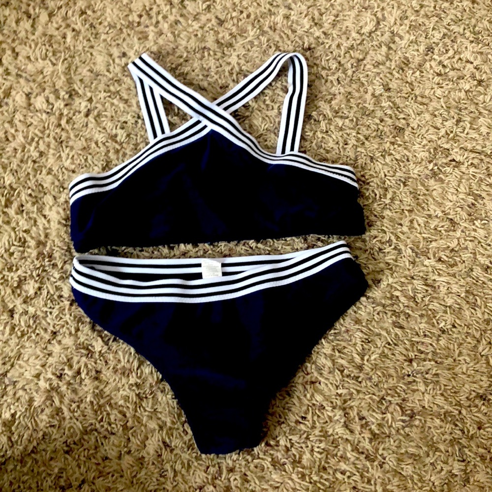 Shein navy bikini